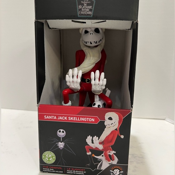 Black Controller Holder with Santa Skeleton Design - Picture 6 of 11